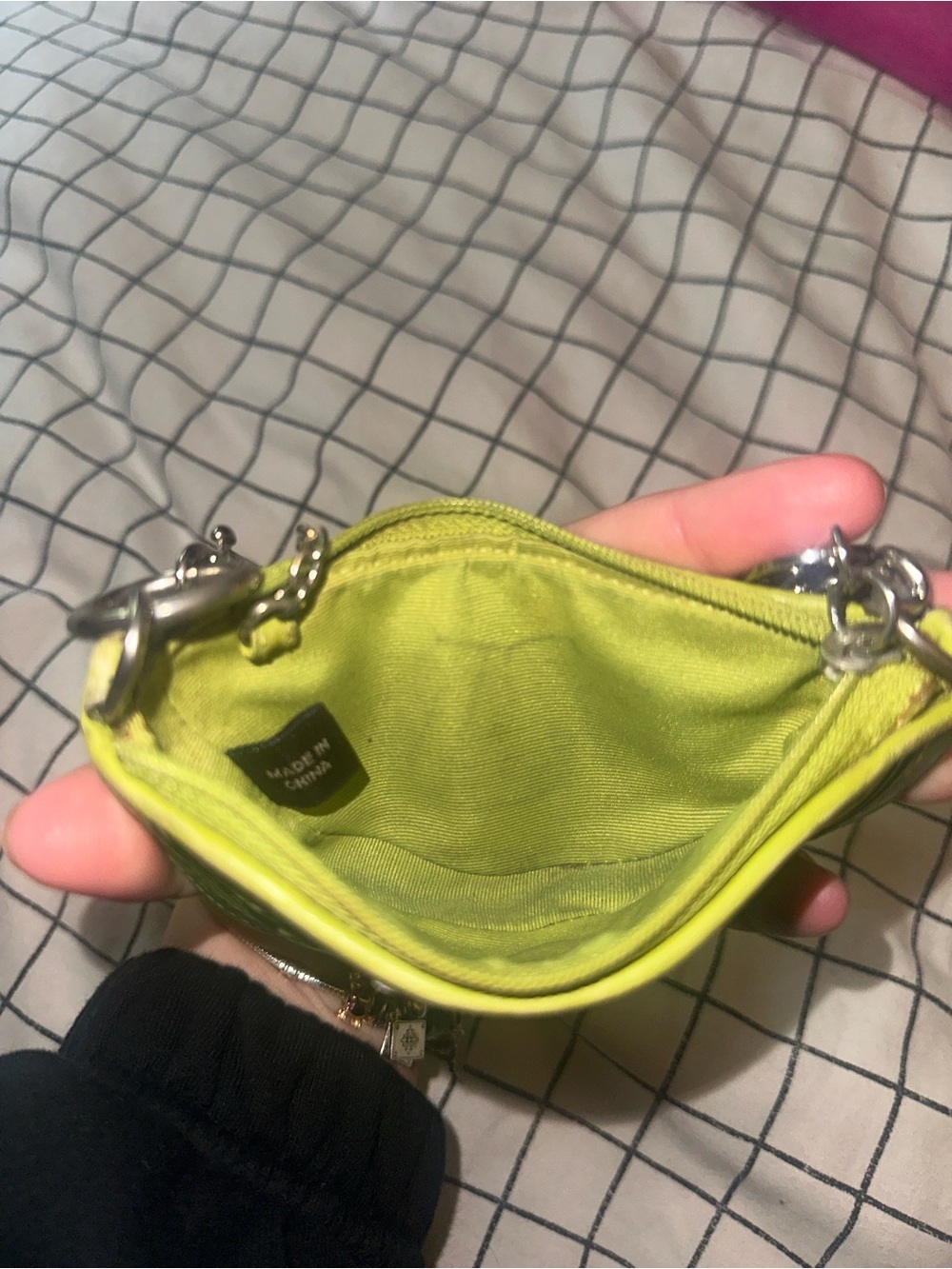 Rare and hard to find! Coach fruit slice coin purse lime y2k 2006 - Picture 4 of 5